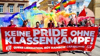 &raquo;KEINE PRIDE OHNE KLASSENKAMPF!&laquo; | Die KJ&Ouml; am Grazer CSD 2022