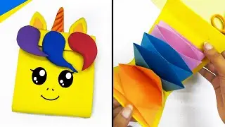 How to make a unicorn wallet? | Unicorn | DIY crafts  #unicorn #craftforkids #wastematerialcraft