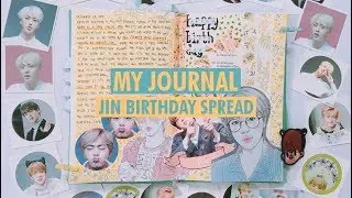 Journal With Me (ARMY Edition) - JIN Birthday Spread