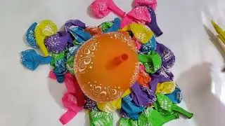 Satisfying Asmr Unboxing Colourful Balloon #balloon#unitedstates#canada #asmr#unboxing #funny