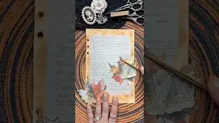 What&rsquo;s your favorite thing about the Fall time? So happy with this one 🍁 Scrapbook Journal ASMR