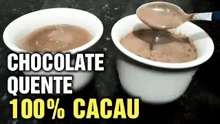 CHOCOLATE QUENTE COM CACAU EM P&Oacute; E CREME DE LEITE