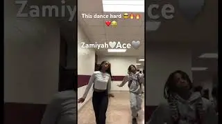 We harddd😂🔥Ace and zamiyah ❤️ #viralshort #dancechallege #highschool