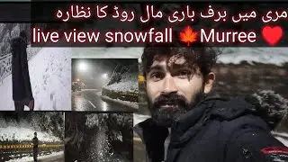 Murree Mall Road Live Snowfall 🌨️ | Winter Vlog Pakistan