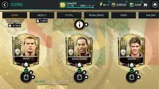 FIFA MOBILE 18 | Claiming MALDINI , OWEN , RONALDINHO WITH 97+ OVR | PLAYERS USED FOR ICONS
