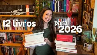 12 LIVROS PARA 2026 📚 e um papo sobre expectativas | giovana samile 