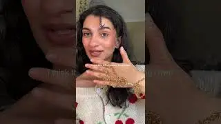 trying on ethnic jewelry