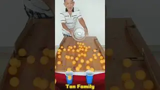 Throw the ball challenge! How many goals did you score? ?