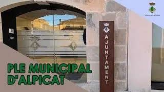 Ple ordinari de l'Ajuntament d'Alpicat del 27 de març de 2023