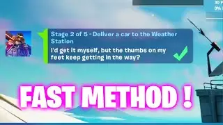 [Easy Method] Deliver a car to the Weather Station Fortnite