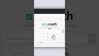 Solve Math Instantly with Cymath ✏️➗ #shorts #Cymath