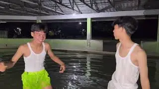 Dhany&dillan - relaxing on sauna