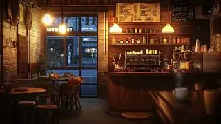 Cozy Coffee Shop Ambience ☕ Rainy Cafe Sounds for Study & Relaxation (8 Hours)
