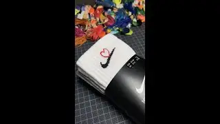 DIY: Nike Heart Embroidery Socks Tutorial (TikTok) | Maxplore