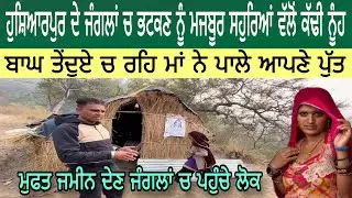 ਹੁਸ਼ਿਆਰਪੁਰ ਦੇ ਜੰਗਲਾਂ ਚ ਭਟਕਣ ਨੂੰ ਮਜਬੂਰ ਸਹੁਰਿਆਂ ਵੱਲੋਂ ਕੱਢੀ ਨੂੰਹ | ਮੁਫਤ ਜਮੀਨ ਦੇਣ ਜੰਗਲਾਂ ਚ ਪਹੁੰਚੇ ਲੋਕ