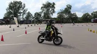 Przejazd Trasy Zawod&oacute;w MotoGymkhana GP w Bolesławcu 2024 - Tatega Rider : 03:01,512