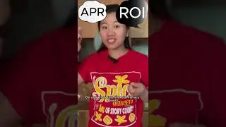 ROI, APR, Credit score, what are these? | financial terms #shorts