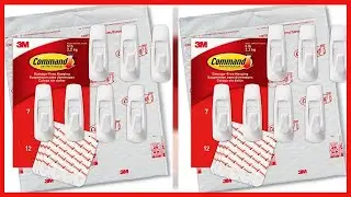 Command Large Utility Hooks, 7-Hooks, 12-Strips, Organize Damage-Free : Everything Else