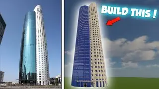 Урок по созданию современного небоскреба в стиле Дубая в Minecraft [#1] (с размером участка и материалами!)