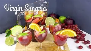 Virgin sangria mocktail | WCRF UK Healthy Recipes