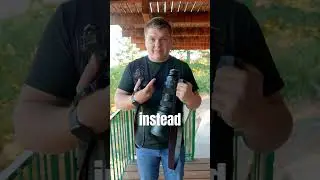 У этого объектива есть свой шейный ремешок!