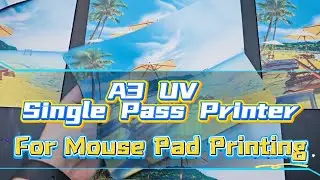 UV Digital Single Pass Printer Application Case: Batch Printing or Personalized Custom Mouse Pads.