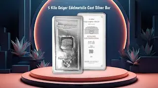 5 Kilo Geiger Edelmetalle Cast Silver Bar | BOLD Precious Metals