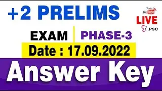 12TH PRELIMS - QUESTION PAPER ANALYSIS | DATE : 17-09-2022 | PHASE - 3