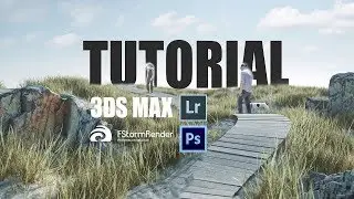Beach scene - making of tutorial 3dsmax