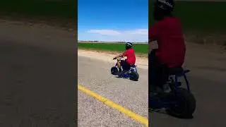 Coleman cc100x did well on its first ride! #minibike #gopowersports #live #life #enjoylife #custom