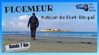 Randonn&eacute;e &agrave; Ploemeur. 7 Km. Morbihan.  Fort bloqu&eacute;. Bretagne. GR34. #randonn&eacute;e #bretagne #lorient