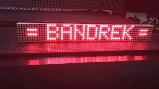 Running Text Panel Max2917 with Controller Board Arduino Nano - Size 8 x 64 pixel