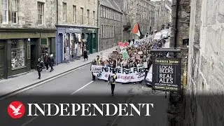 Activists halt traffic in Edinburgh as part of global climate strike
