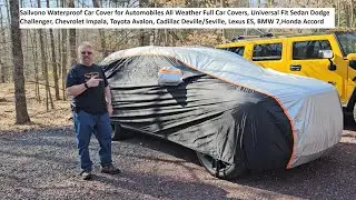 Sailvono Waterproof Car Cover for Automobiles All Weather Full Car Covers, Universal Fit