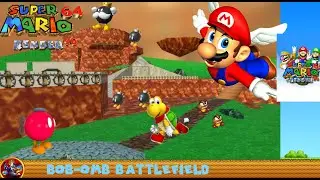 Super Mario 64 render96 bob om battlefield