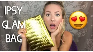 MY FIRST IPSY GLAM BAG UNBOXING!
