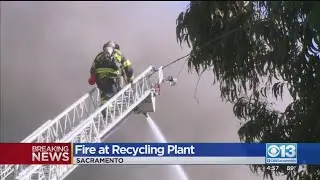 Fire Breaks Out At Metal Recycling Center In Downtown Sacramento