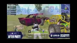 Team GODNIXON V/S Team Willy Gaming in last zone 4v4 situation.