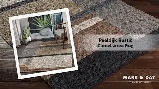 Peeldijk Rustic Camel Area Rug