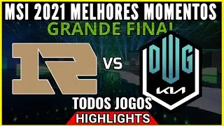 MSI GRANDE FINAL RNG x DK Highlights Todos Jogos | MSI 2021 Final Royal Never Give Up x DWG KIA MD5.