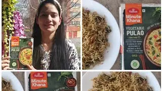 Review of Haldirams minute khaana vegetable pulao | Unboxing Ready to eat Haldirams Vegetable Pulao