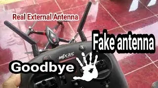 MJX Bugs 5W, Upgrade Antena Internal, Rubah Fake Antena Menjadi Real Dual Antena, Tutorial Lengkap