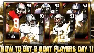 HOW TO GET TWO GOAT PLAYERS DAY ONE OF MADDEN 18 ULTIMATE TEAM! | MADDEN 18 ULTIMATE TEAM INFO