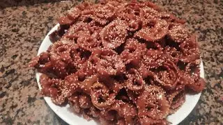 شباكية رمضان سهلة ولذيذة chebbakia pour ramadan facile et d&eacute;licieuse