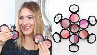 Kat Von D Shade and Light BLUSH REVIEW + DEMO | All 7 Shades | JamiePaigeBeauty