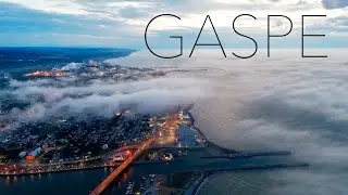 Epic Foggy Coastline & Flying Through Clouds | Aerial Drone View of Matane & Gasp&eacute;, Canada