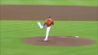 Kaleb Ort...warm-up pitches...Astros vs. Cubs...6/27/25