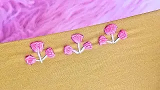 This 3D stitch is amazing | hand embroidery design | new stitch | Creative Crafts