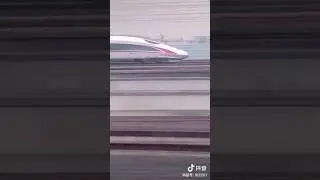High speed train in the world ! 400km/h   from Shanghai to Beijing                #china #Shanghai