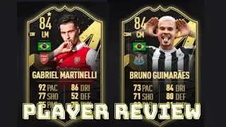💪 REVIEW de GABRIEL MARTINELLI IF 🇧🇷 y BRUNO GUIMARAES IF FIFA 23 🇧🇷❗❗ | VALEN LA PENA🤔??